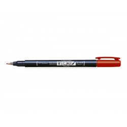 Pisak do kaligrafii WS-BH25 - Tombow - czerwony twardy