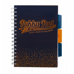 Kołozeszyt Pukka Pad A5 Blush Navy kratka