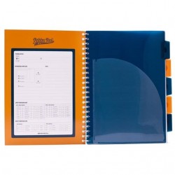 Kołozeszyt Pukka Pad A5 Blush Navy kratka