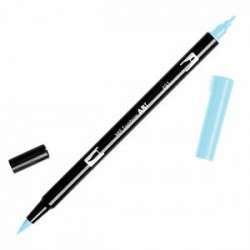 Tombow Flamaster 491 dwustronny Dual Brush Pen glacier blue