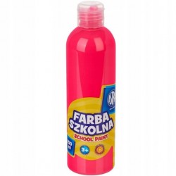 Farba szkolna różowa fluorescencyjna 250 ml Astra