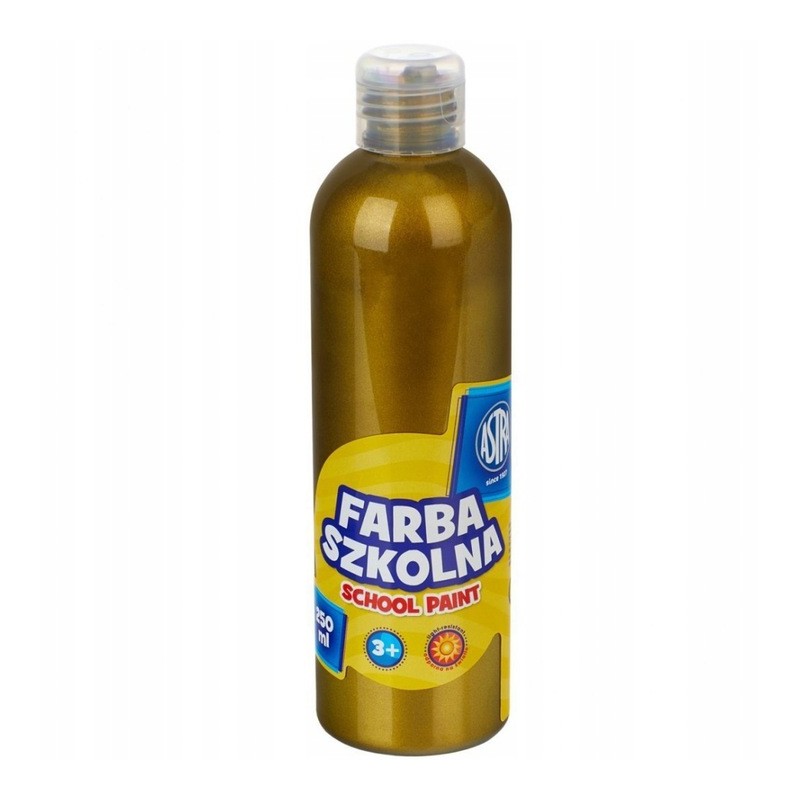 Farba szkolna zielona metaliczna 250 ml Astra