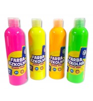 Zestaw farb fluorescencyjnych 4 kolory 250 ml Astra