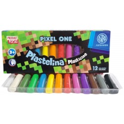 Plastelina Pixel One 12 kolorów Astra