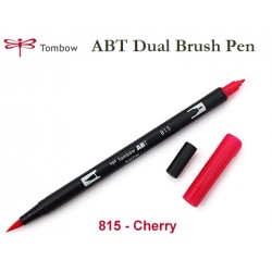 Flamaster dwustronny 815 Tombow Brush Pen cherry