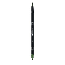 Flamaster dwustronny 177 Tombow Brush Pen dark jade