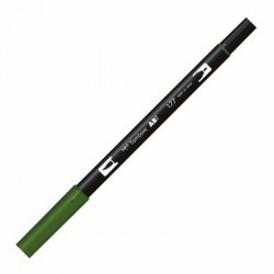 Flamaster dwustronny 177 Tombow Brush Pen dark jade
