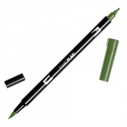 Flamaster dwustronny 177 Tombow Brush Pen dark jade