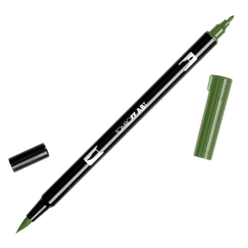 Flamaster dwustronny 177 Tombow Brush Pen dark jade