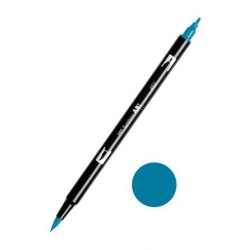 Flamaster dwustronny 452 Tombow Brush Pen process blue