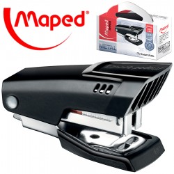 Zszywacz mini Maped Essentials 10/15 biurowy mały metalowy czarny
