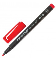 Foliopis Lumocolor marker permanentny czerwony M Staedtler