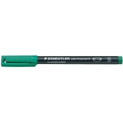 Foliopis Lumocolor marker permanentny zielony S Staedtler