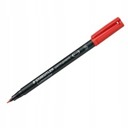 Foliopis Lumocolor marker permanentny czerwony S Staedtler