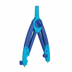 Cyrkiel szkolny niebieski Pelikan Griffix ergonomiczny + 3 rysiki 15 cm