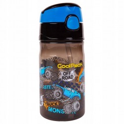Bidon butelka na wodę ze słomką szkolny samochody Monster truck CoolPack