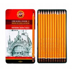 Zestaw ołówków grafitowych 12 sztuk 5B-5H Koh-I-Noor