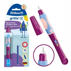 Pelikan Griffix 821032 Penna A Feltro Fine Sweet Berry Per Destrimani, Sistema Apprendimento Scrittura