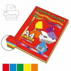 Papier kolorowy ksero A4 80g 100 szt. mix Protos