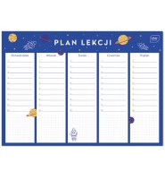 Plan lekcji A4 tygodniowy plan zajęć boys Interdruk