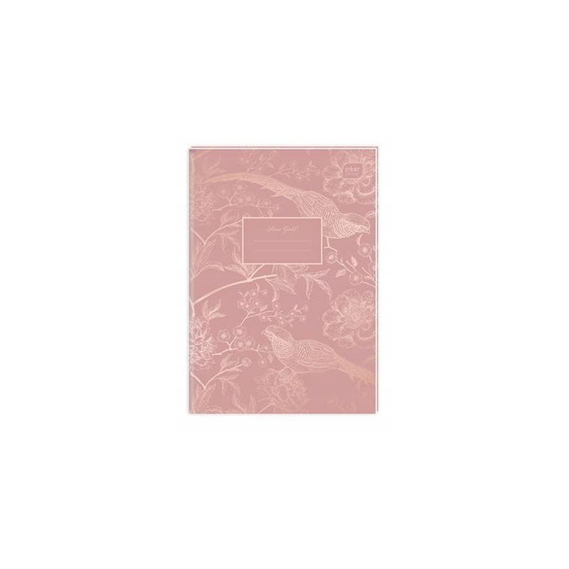 Brulion notes A6/96k kratka Metallic Rose Gold Interdruk