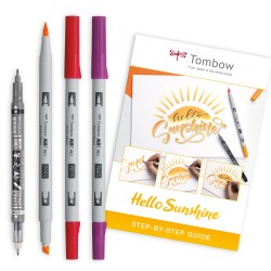 Zestaw kaligrafii Tombow Sunny 4 el. ABT Pro i Fudenosuke