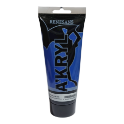 Farba akrylowa 200ml RENESANS błękit ftalo nr 20