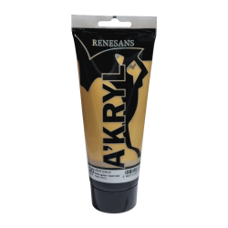 Farba akrylowa metaliczna 200ml RENESANS złoto jasne nr 30