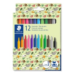 Flamastry pisaki szkolne 12 kolorów Staedtler Pattern Mix