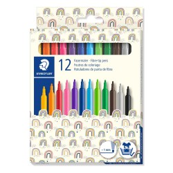 Flamastry pisaki szkolne 12 kolorów Staedtler Pattern Mix