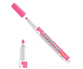 Marker do tkanin flamaster do ubrań różowy TOMA