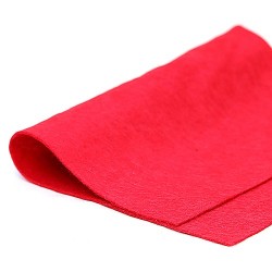 Filc dekoracyjny czerwony A4 1 arkusz miękki Happy Color