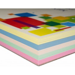 Papier ksero kolorowy pastelowy A4 5 kolorów 100 arkuszy 80 g/m2 Protos