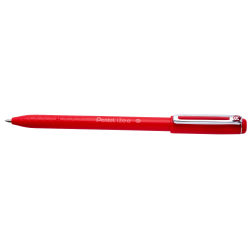 Długopis czerwony PENTEL IZEE olejowy 0,7mm nasadka