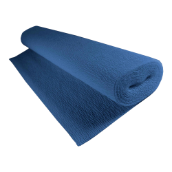 Krepina włoska bibuła niebieska 180g 50x250 cm w rolce