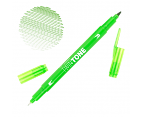 Marker TOMBOW dwustronny BRUSH PEN TwinTone yellow green zielony