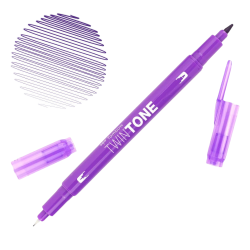 Marker TOMBOW dwustronny BRUSH PEN TwinTone violet fioletowy