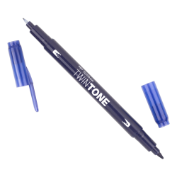 Marker TOMBOW dwustronny BRUSH PEN TwinTone navy granatowy