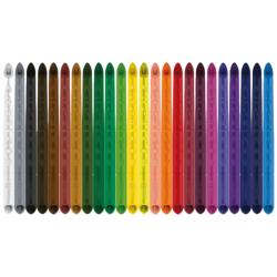 Kredki dla dzieci MAPED bezdrzewne, bez temperowania 24 kolory INFINITY Color'Peps