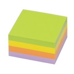 Karteczki samoprzylepne notes kolorowe bloczek 50x40 mm SPRING TRES
