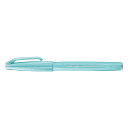 Brush Sign Pen PENTEL pisak pędzelkowy do kaligrafii pastel błękitny