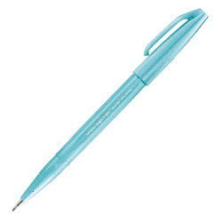 Brush Sign Pen PENTEL pisak pędzelkowy do kaligrafii pastel błękitny