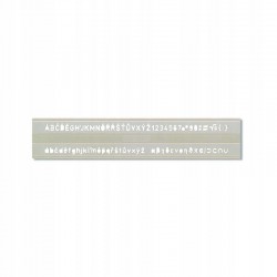 Koh-I-Noor szablon cyfrowo-literowy 10/1,0mm