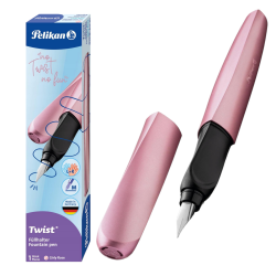 Pióro wieczne szkolne PELIKAN TWIST M Rose Gold + nabój