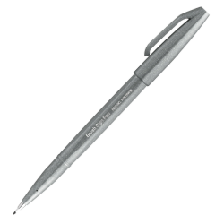 Brush Sign Pen PENTEL pisak pędzelkowy do kaligrafii szary