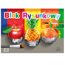 Blok rysunkowy biały A3 szkolny 20 arkuszy 80g/m Protos