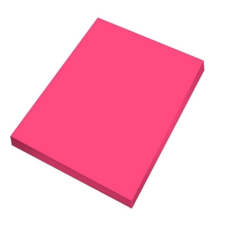 Papier ksero A4 kolorowy różowy FLUO 100 arkuszy 75g Protos
