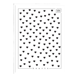 Zeszyt A4 kratka 80 kartek Hearts UV Interdruk - zeszyty szkolne