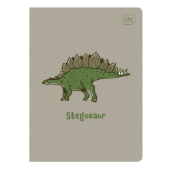 Zeszyt szkolny DINOZAURY A5 32 kartki trzylinia kolorowa