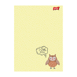 Zeszyt szkolny trzylinia kolorowa A5 16k WOODLAND ANIMALS UniPap